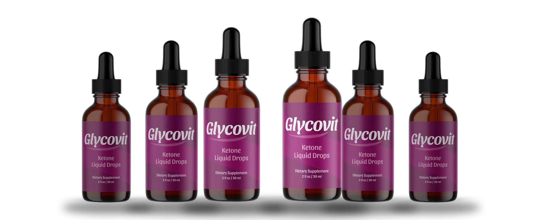 3 + 3 Bottles of Glycovit Ketone Liquid Drops